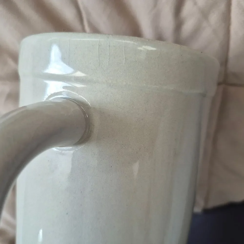 Vintage Deutschland Ceramic Beer Stein with Crest Design